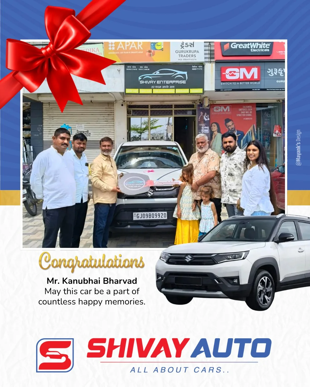 Shivay Auto happy customer delivery 1
